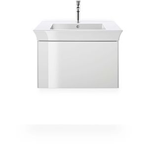 Duravit White Tulip vanity unit WT424108585 68.4 x 45.8 cm, White High Gloss , wall- 2000 , match3 pull-out