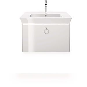 Duravit White Tulip vanity unit WT425108585 68.4 x 45.8 cm, White High Gloss , wall- 2000 , match3 pull-out with handle