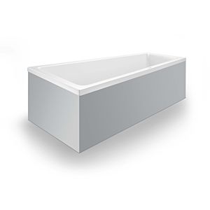Duravit No. 1 baignoire trapézoïdale 700504000000000 150 x 80 x 46 cm, version à encastrer, avec dossier incliné à gauche, blanc