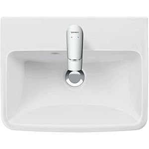 Duravit No. 1 Möbel-Handwaschbecken 0743500000 50x40cm, mit Hahnloch, Überlauf, Hahnlochbank, weiß