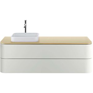 Duravit Happy D.2 lavabo 2359400000 40 x 40 cm, sol, sans trou de coulée, trop - plein, banc de trou de coulée, blanc
