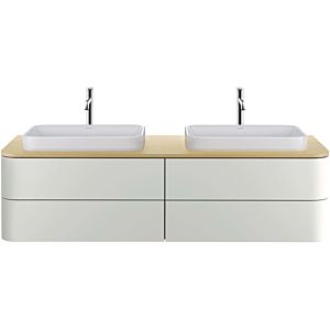 Duravit Happy D.2 washbasin 2359600000 60 x 40 cm, ground, without tap hole, overflow, tap hole bench, white