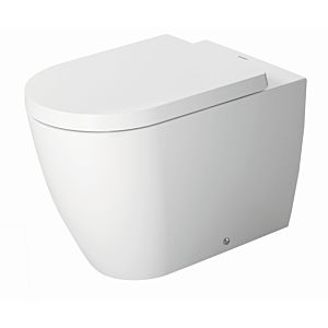 Duravit Me by Starck Stand-Tiefspül-WC 2169099000 37 x 60 cm, 4,5 l, Abgang waagerecht, weiß/weiß Seidenmatt Hygieneglaze