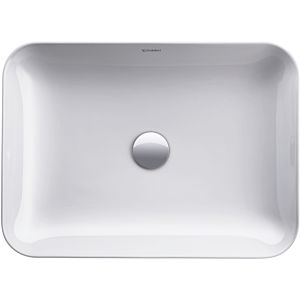 Duravit Cape Cod washbasin 2347550000 55x40cm, without tap hole, overflow, tap hole bench, white