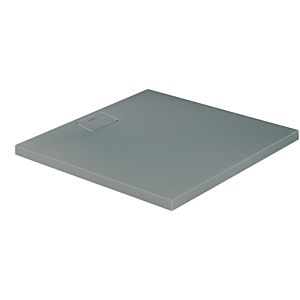 Duravit Quadrat-Duschwanne 720167180000000 100 x 100 x 5 cm, Beton grau