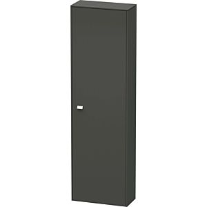 Duravit Brioso cabinet BR1321R1049 520x1770x240mm, Graphite Matt , door r., handle chrome