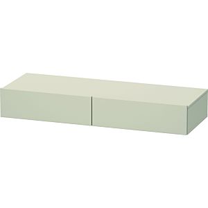 Duravit DuraStyle étagère tiroir DS827109191 120 x 44 cm, 2 tiroirs, taupe, avec support console
