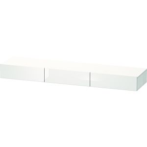 Duravit DuraStyle drawer shelf DS827302222 180 x 44 cm, 3 drawers, white high gloss, with console support