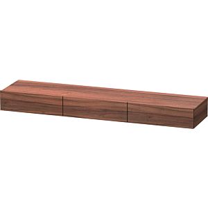 Duravit DuraStyle drawer shelf DS827307979 180 x 44 cm, 3 drawers, natural walnut, with console support