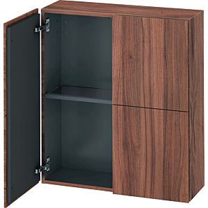 Duravit L-Cube medium tall cabinet LC116707979 70x24.3x80cm, 2 doors, natural walnut