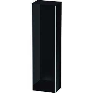 Duravit armoire XSquare XS1313L4040 50x176x35.6cm, porte gauche, noir brillant