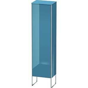 Duravit XSquare Hochschrank XS1314R4747 50x176x35,6cm, Tür rechts, stehend, Stone Blue hochglanz
