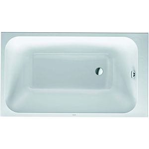 Duravit rectangular bathtub DuraStyle version or for cladding, white
