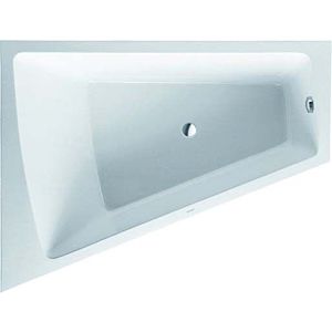 Duravit bathtub Paiova 700266000000000 with molded acrylic cladding and frame, white