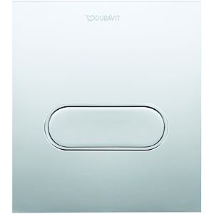 Duravit DuraSystem Betätigungsplatte WD5004021000 13 x 15 cm, Kunststoff, chrom hochglanz, für Urinal