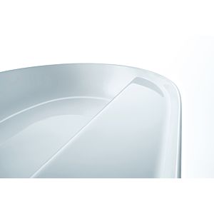 Duravit Luv washbasin 03807000001 70x40cm, ground, 2000 tap hole, without overflow, with tap hole bank, white WonderGliss