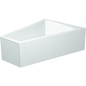 Duravit bathtub Paiova 700267000000000 with molded acrylic cladding and frame, white