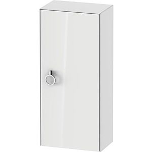 Duravit White Tulip half tall cabinet WT1323R8585 40 x 24 cm, White High Gloss , 2000 door on the right with handle, 801 glass shelves