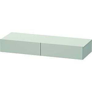 Duravit DuraStyle étagère tiroir DS827100707 120 x 44 cm, 2 tiroirs, gris béton mat, avec support console