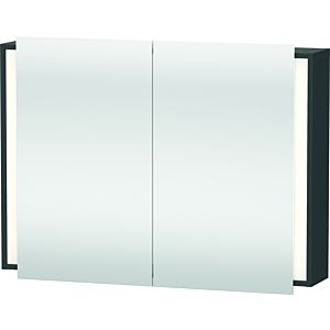 Duravit Ketho mirror cabinet KT753204949 100 x 18 cm, graphite matt, 2 mirror doors