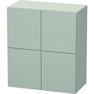 Duravit L-Cube medium tall cabinet LC117700707 70x36.3x80cm, 2 doors, concrete gray matt