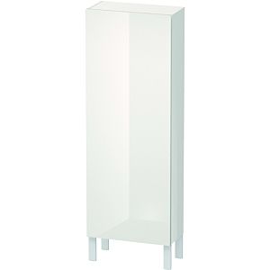 L-Cube Duravit tall cabinet LC1169R8585 50x24.3x132cm, door on the right, white high gloss