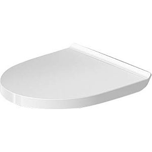 Duravit No. 1 WC seat 0026110000 without soft close, hinges Stainless Steel , white