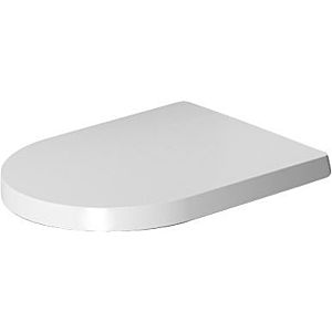 Duravit Me by Starck toilet seat 0020010000 hinges stainless steel, without soft close, white