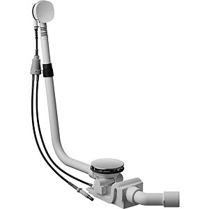 Duravit Quadroval waste and overflow set 791246000001000 , chrome, for Shower + Bath