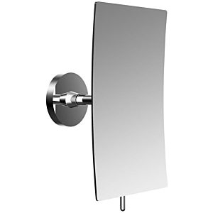 Emco Round adhesive wall mirror 109400137 132x208mm, square, 3-fold, chrome