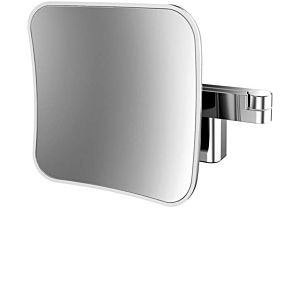 Emco evo LED rasage / Miroirs cosmétiques 109506050 Miroirs cosmétiques grossissement 5x, 209 mm, 2 bras, carré