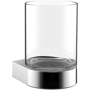 Emco support de verre Flow 272000100 chrome, verre cristal clair