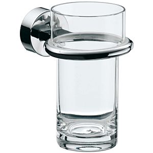 Emco glass holder Rondo 2 452000 Rondo 2 chrome, clear crystal glass