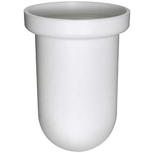 Emco Rondo replacement glass 501500091 white plastic, for WC brush set