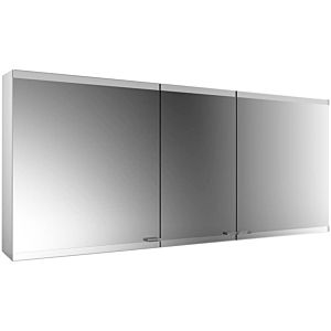 Emco Asis Evo armoire de toilette éclairée en saillie 939708008 1600x700mm, 3 portes, sans surface de miroir chauffante