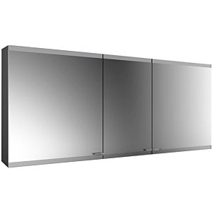 Emco Asis Evo la surface éclairée monté sur l&#39; armoire miroir 939713308 1600 x 700 mm, 3 portes, noir, avec LightSystem, sans chauffage de miroir