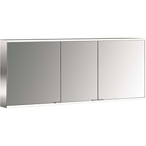 Emco prime surface-mounted illuminated mirror cabinet 949706248 1600x700mm, 3 doors, aluminium/mirror