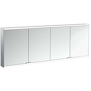 Emco prime surface-mounted illuminated mirror cabinet 949706264 1800x700mm, 4 doors, aluminium/mirror