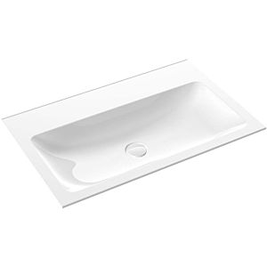 Emco Asis lavabo invité en fonte minérale 957711482 blanc , Ø 800 mm, sans trop-plein, avec trous pour robinetterie 801
