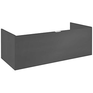 Emco Waschtisch-Unterschrank 958327521 schwarz, 120,8 x 44 x 52,1 cm, Auszug