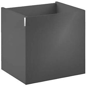 Emco Waschtisch-Unterschrank 958327525 schwarz, 39,6 x 39,2 x 32 cm, Türgriff links