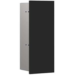 Emco Asis Pure Unterputz-Toilettenbürsten-Modul 975551404 170x435mm, Anschlag links, schwarz matt