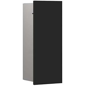 Emco Asis Pure Unterputz-Toilettenbürsten-Modul 975551405 170x435mm, Anschlag rechts, schwarz matt