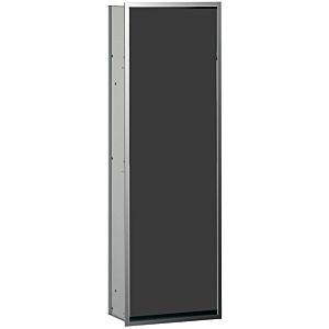 Emco Asis module 300 cabinet module 977027963 chrome / black, glass door, flush-mounted model