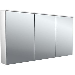 Emco pure 2 design surface-mounted illuminated mirror cabinet 979705406 1400x711mm, LED, with light sail, 3 doors, aluminium