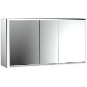 Emco Loft surface-mounted illuminated mirror cabinet 979805122 1600x733mm, LED, 3 doors, aluminium/mirror