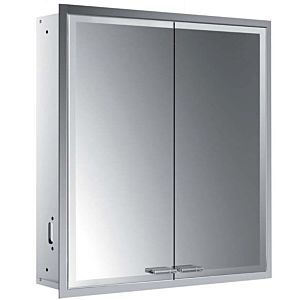Emco prestige flush-mounted illuminated mirror cabinet 989707101 615x666mm, without light system