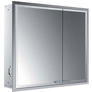 Emco Asis Prestige 2 flush-mounted illuminated mirror cabinet 989708103 815x666mm, wide door on the left, with lightsystem