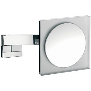 Emco LED shaving and cosmetic mirror 109606004 chrome, 5x magnification, with swifle arms
