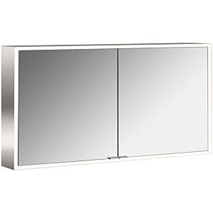 Emco Asis Prime surface-mounted illuminated mirror cabinet 949706185 1300x700mm, with light package, 2-door, rear wall white
